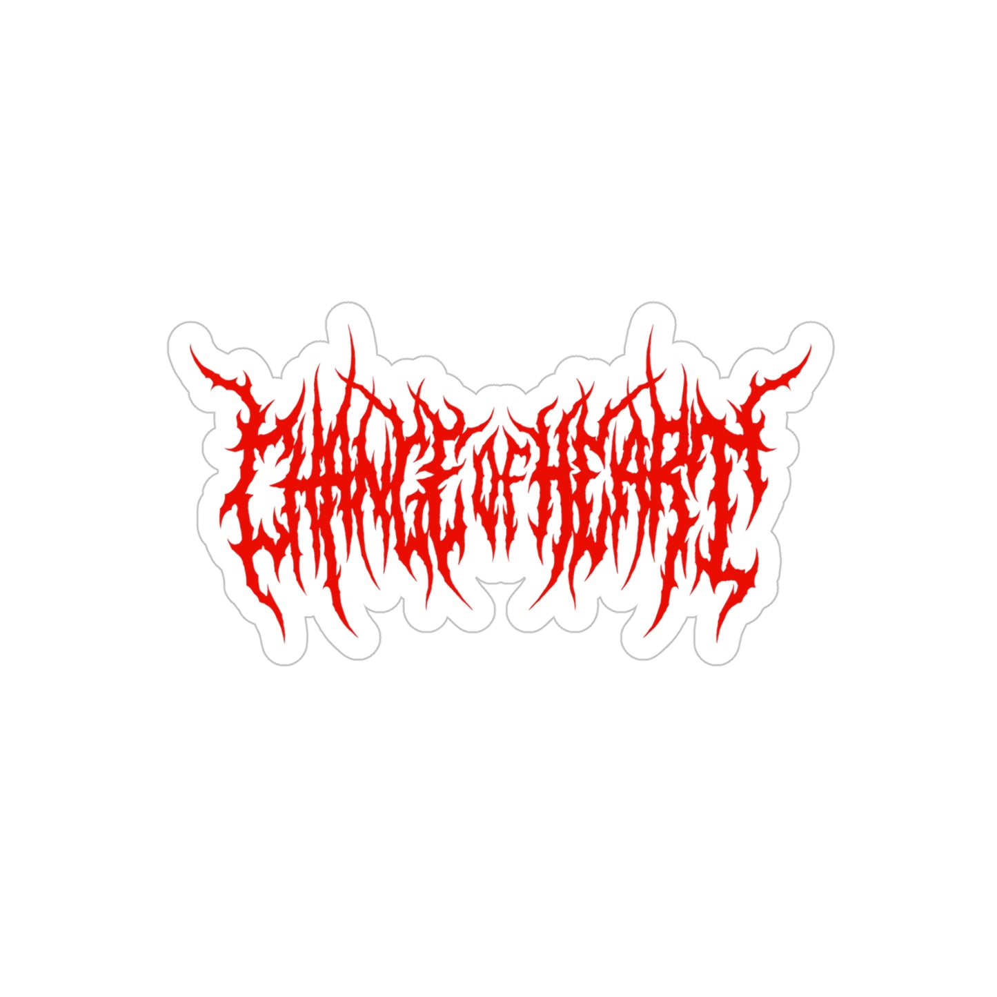 Logo sticker (red)